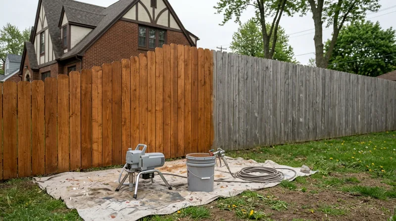 Fence Staining & Restoration Toledo